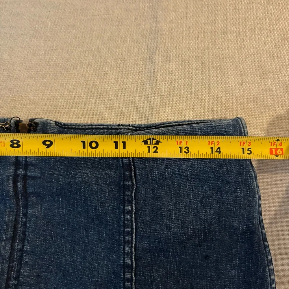 Free People Modern Femme Mini Skirt Westminster Blue 12 - Picture 6 of 8